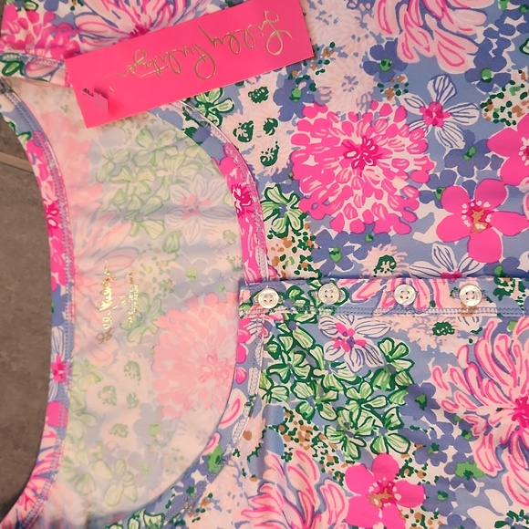 Lilly Pulitzer Henley Top - Picture 4 of 7